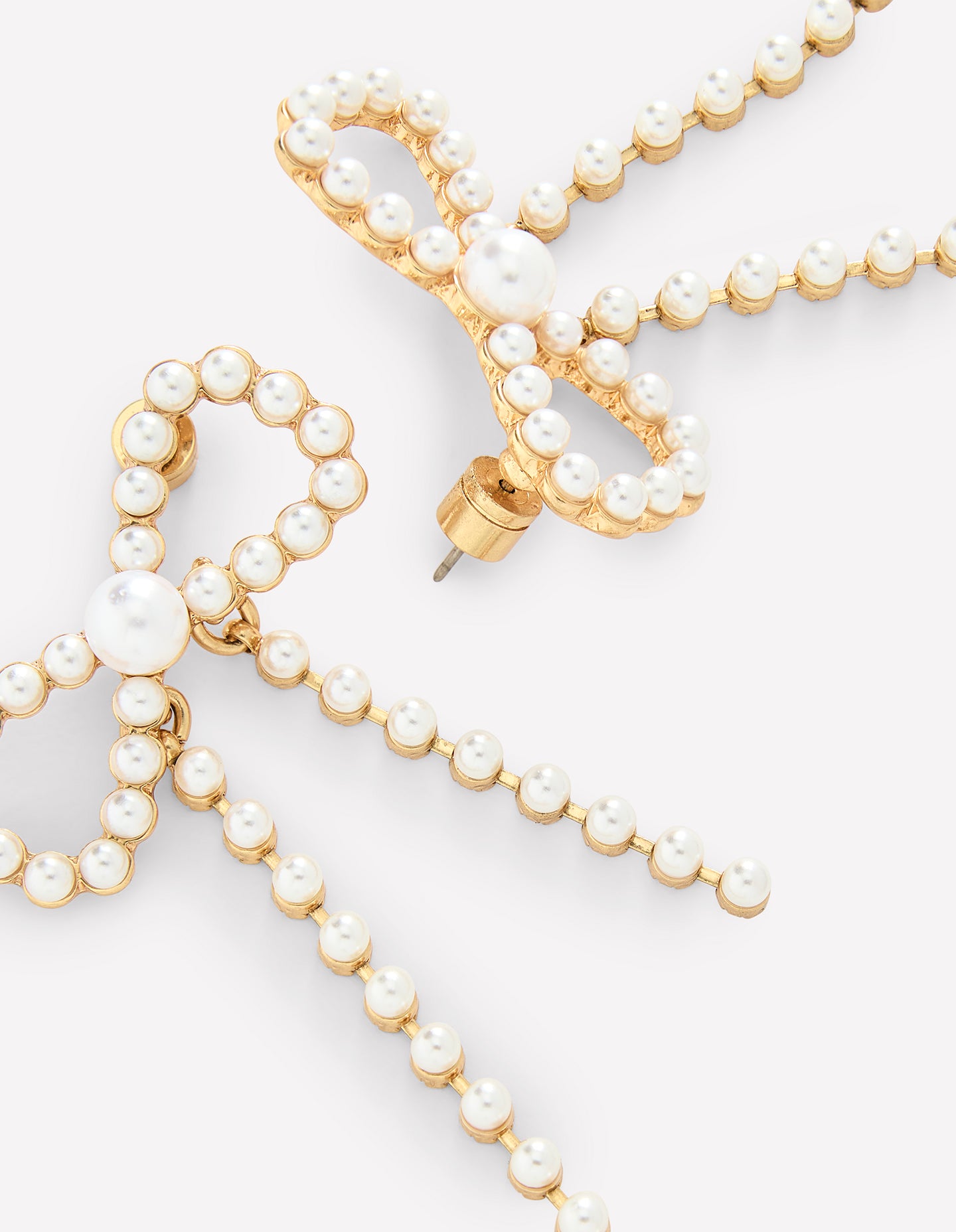  Bow Earrings-Ivory、mySite、ashleygrahame