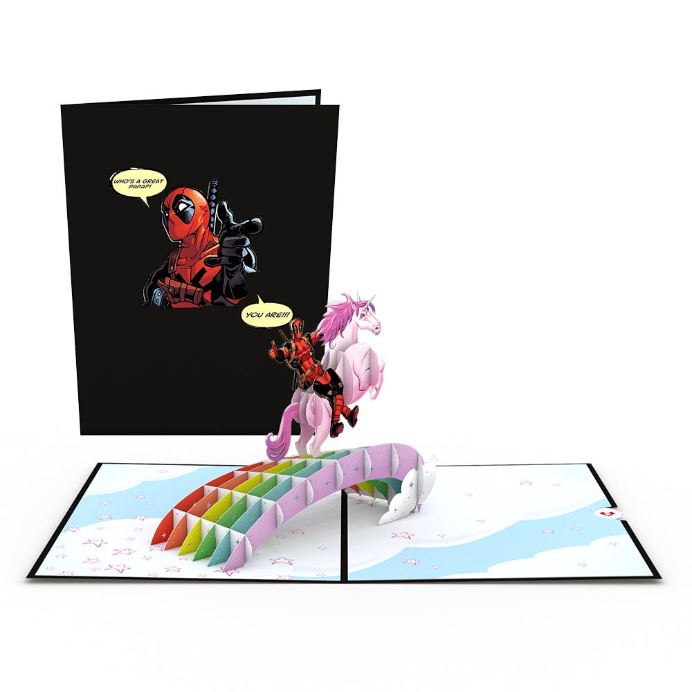 Marvel's Deadpool: Greatest Papa Pop-Up Card、mySite、solidvoid
