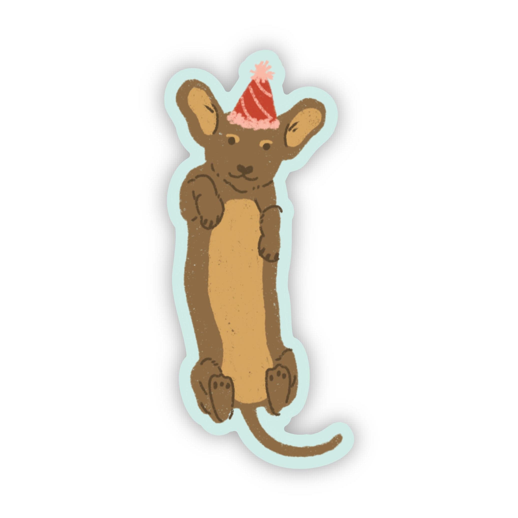  Wiener Dog Dachshund Christmas Sticker、mySite、elrpsem3k