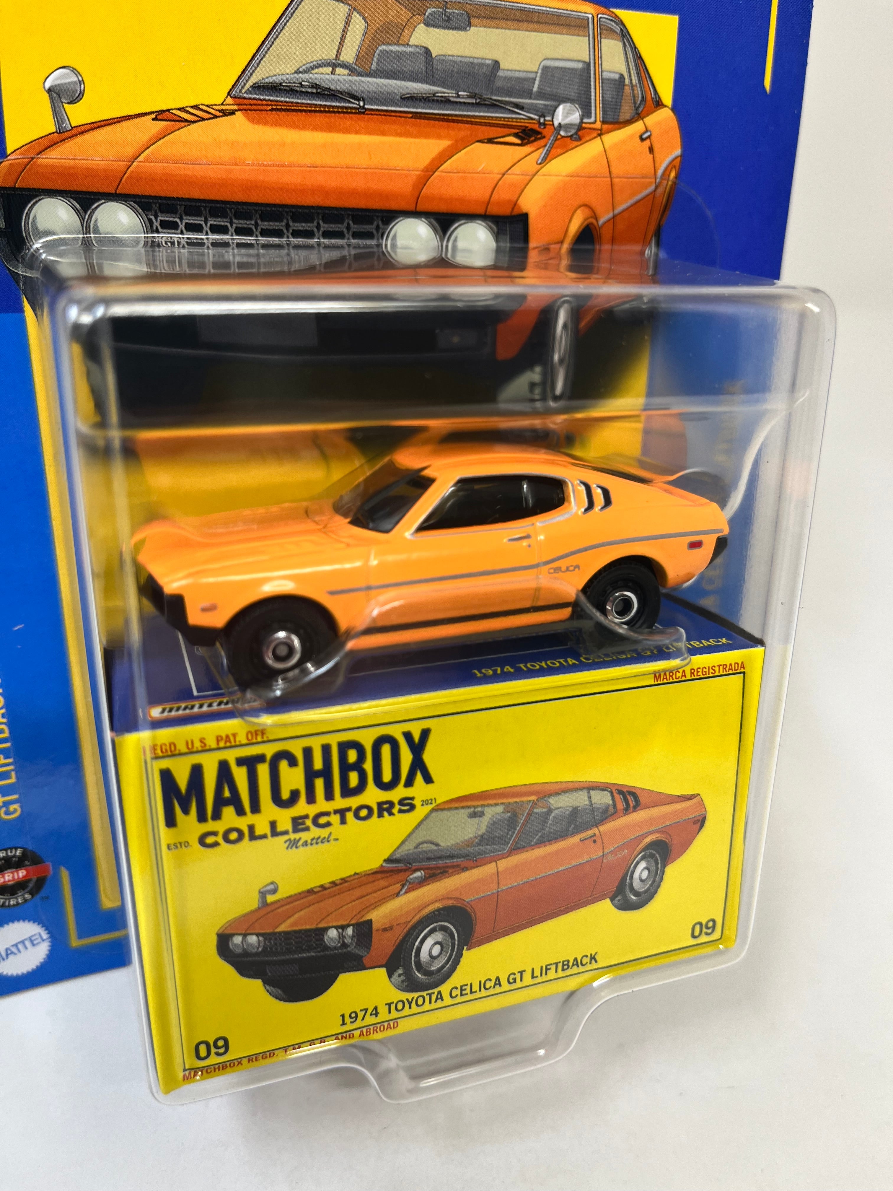 1974 Toyota Celica GT Liftback * Orange * 2024 Matchbox Collectors Series Case W、mySite、hgirdovlk