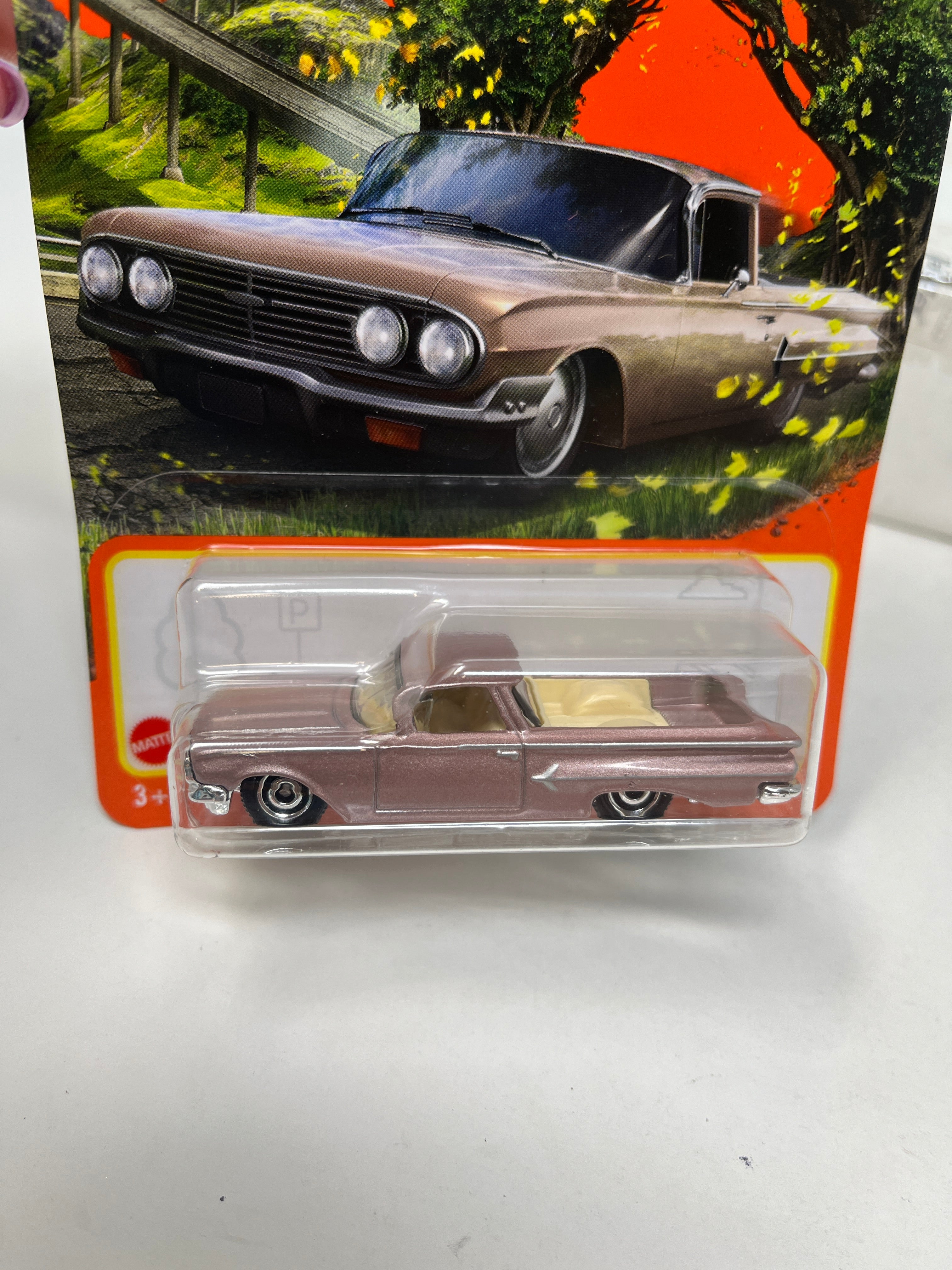 1960 Chevy El Camino * Pink * Matchbox Basic Series、mySite、hgirdovlk