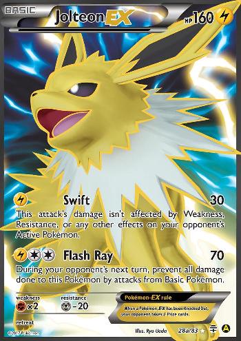 Jolteon EX (28a/83) (Alternate Art Promo) XY: Generations、mySite、waistdrama