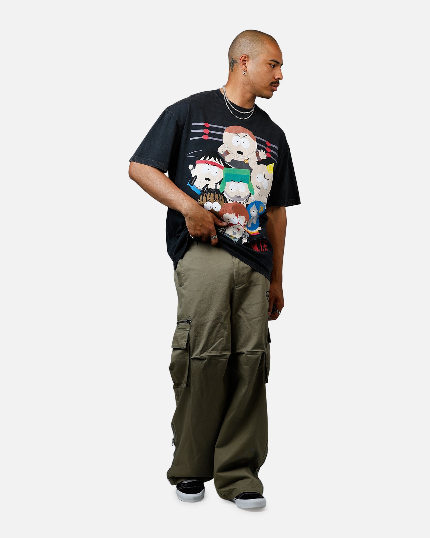 73 Studio WTF Heavyweight T-Shirt Black Acidwash、mySite、zt4zffjzw