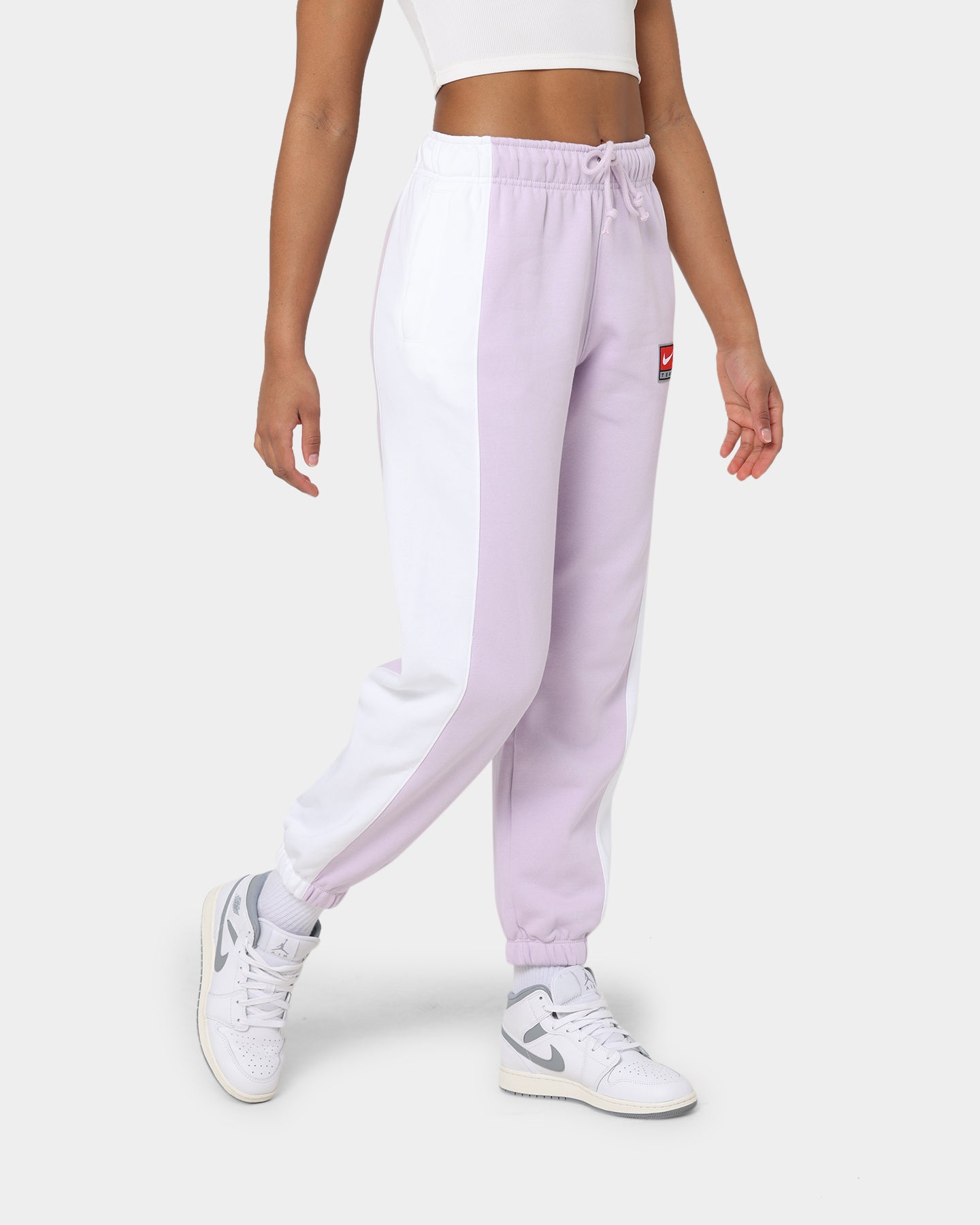 Nike Women's Nike Sportswear Team Nike Fleece Pants Doll/White、mySite、zt4zffjzw