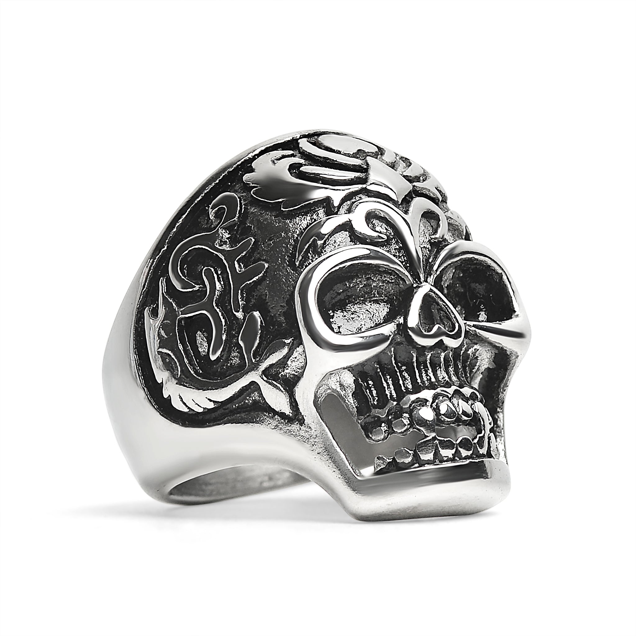 Detailed Skull Stainless Steel Ring / SCR4029、mySite、dreamappss