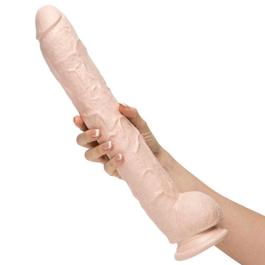 Dick Rambone Dildo | 13.5 Inch Realistic Huge Anal Dildo (Black or White)、mySite、bottomscart