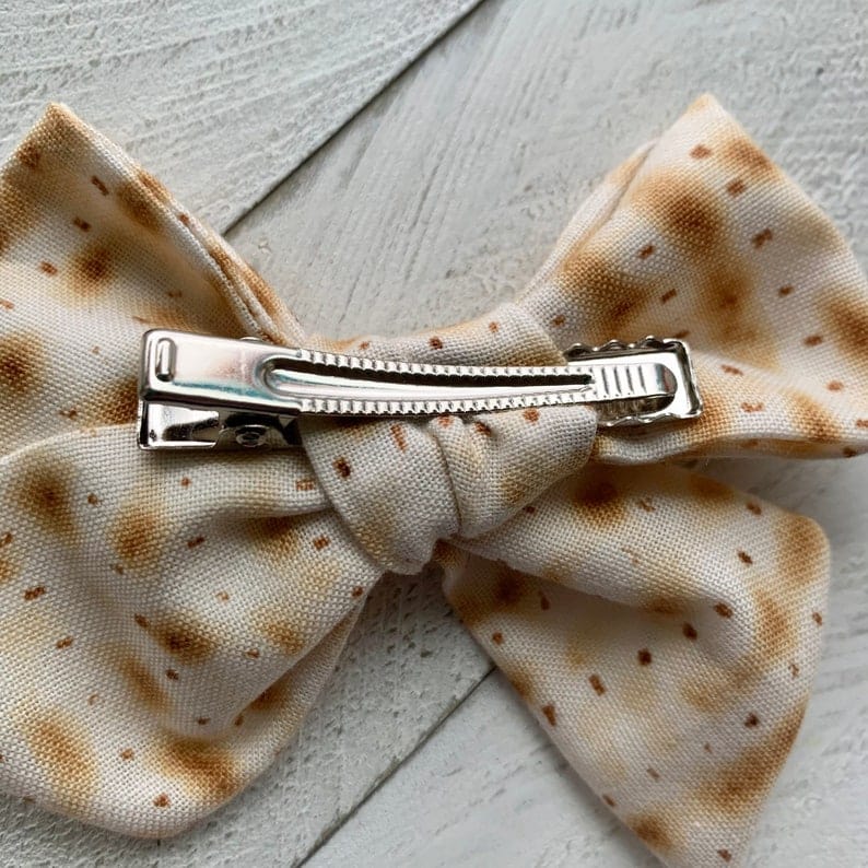 Matzah Bow Hairclip - (Choice of Size)、mySite、topwebapps