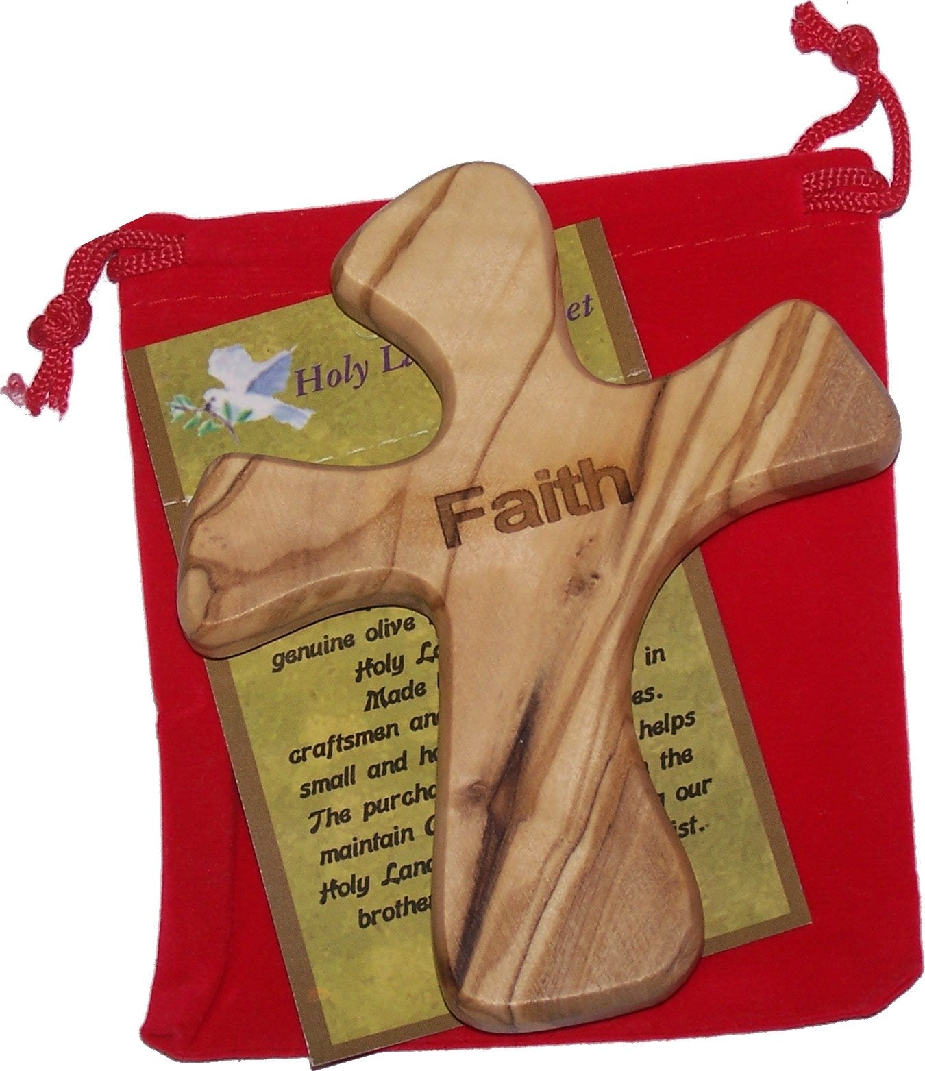 Hand Cross That Will sit in Your Hand Comfortably - Faith (4.5 x 3.75 Inches)、mySite、topwebapps