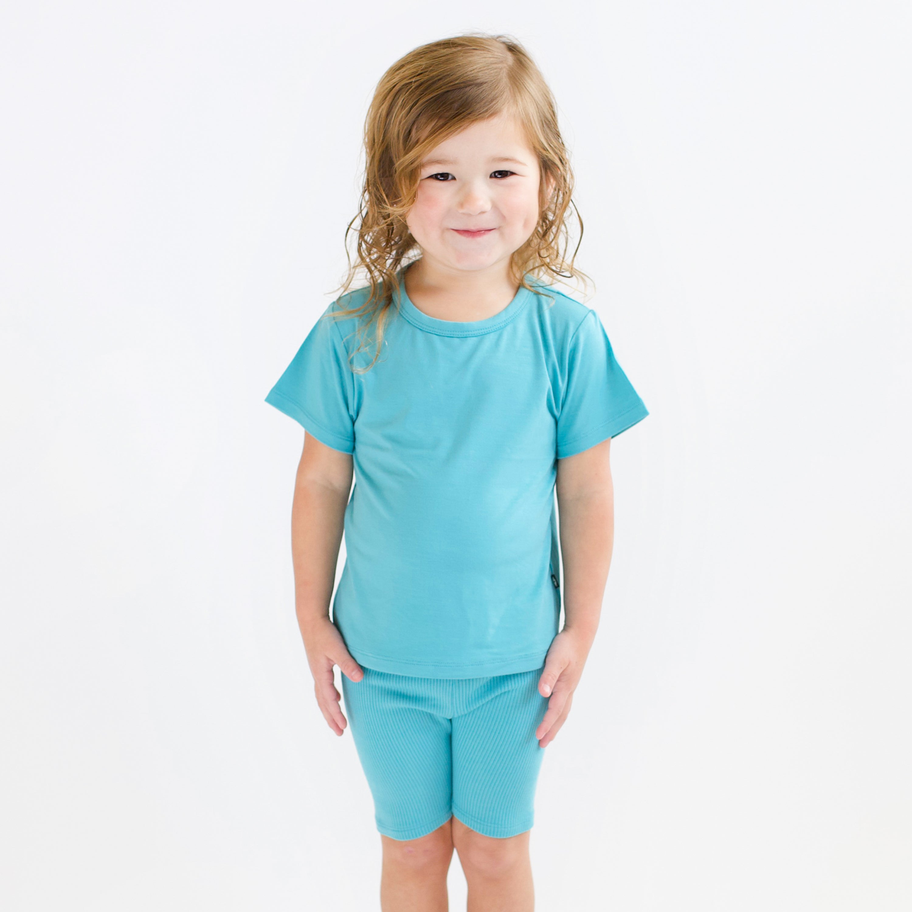  Ribbed Toddler Biker Shorts in Makai、mySite、layawaytickets