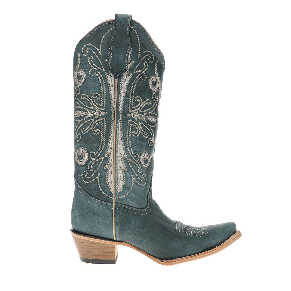 Embroidered Snip Toe Pull On Cowboy Boots、mySite、gtrtttuynbv