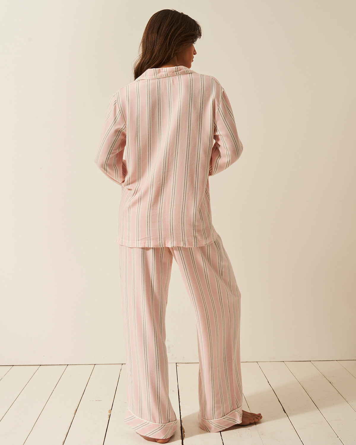 Soft Brushed Woven Pyjama Bottoms - Barneby Gates Pink、mySite、bengalsvssteelers