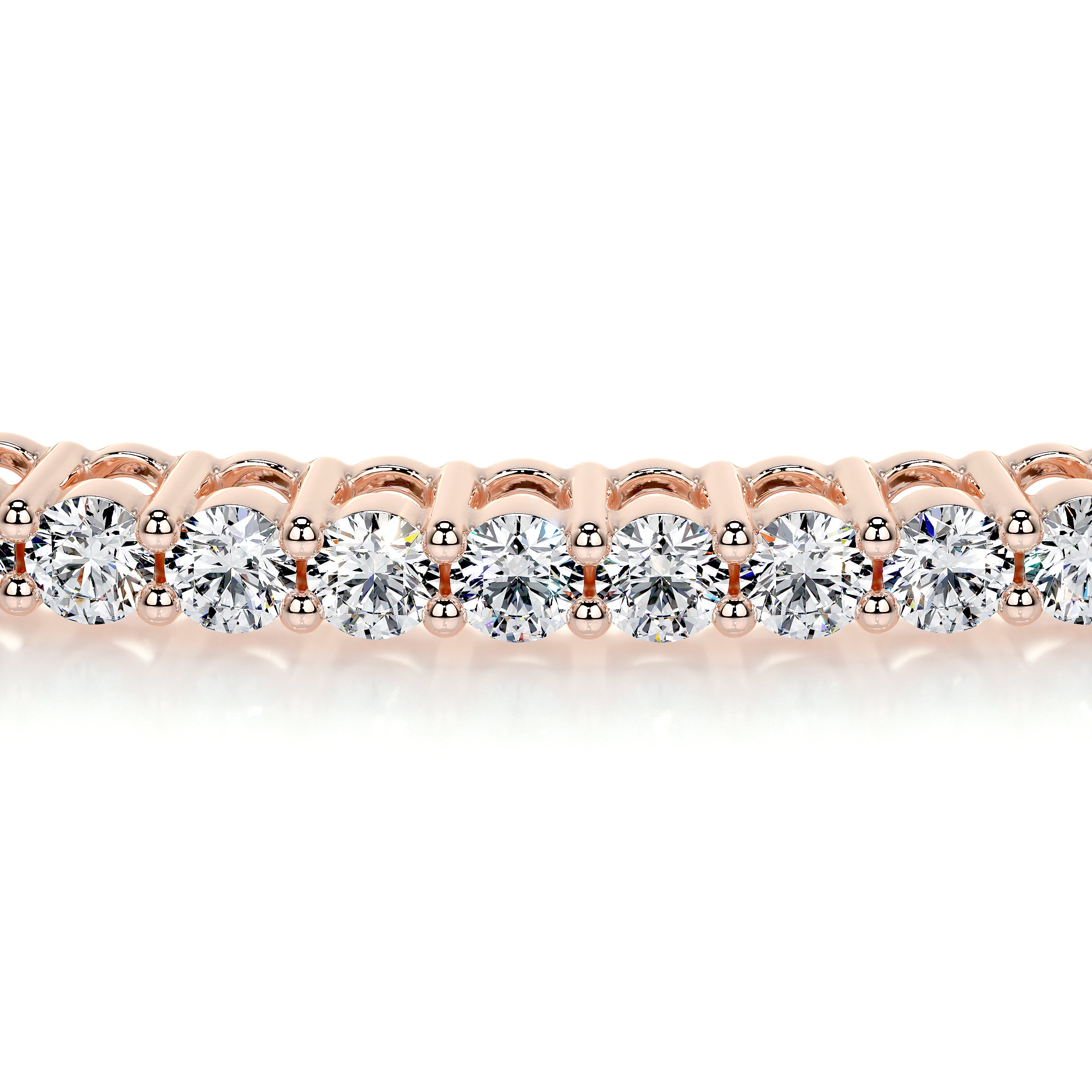 Karla Bangle Lab Grown Diamond Bracelet (1.6 Carat) -14K Rose Gold、mySite、hinf8tx79