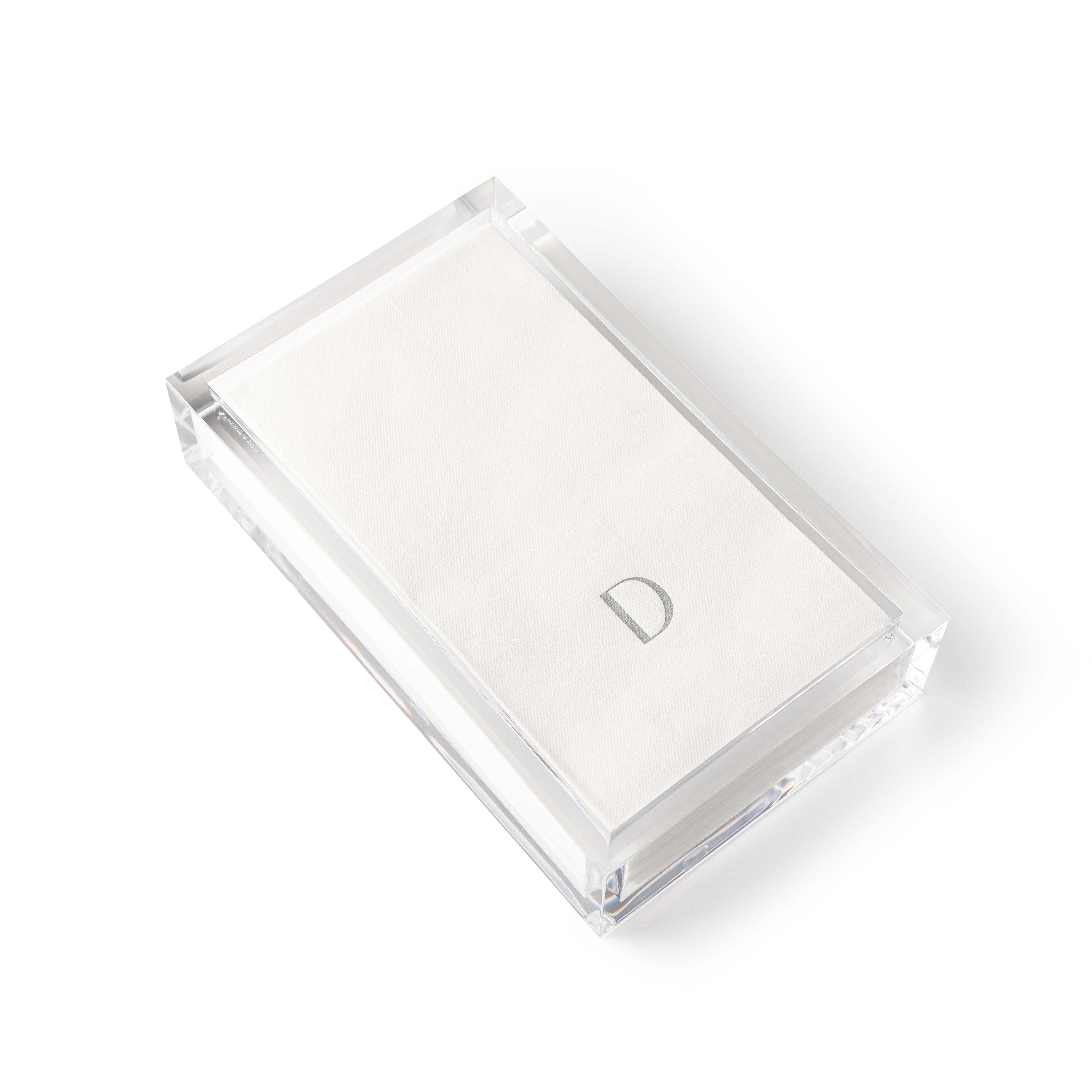  Silver Napkins With Acrylic Tray Gift Set、mySite、elrpsem3k