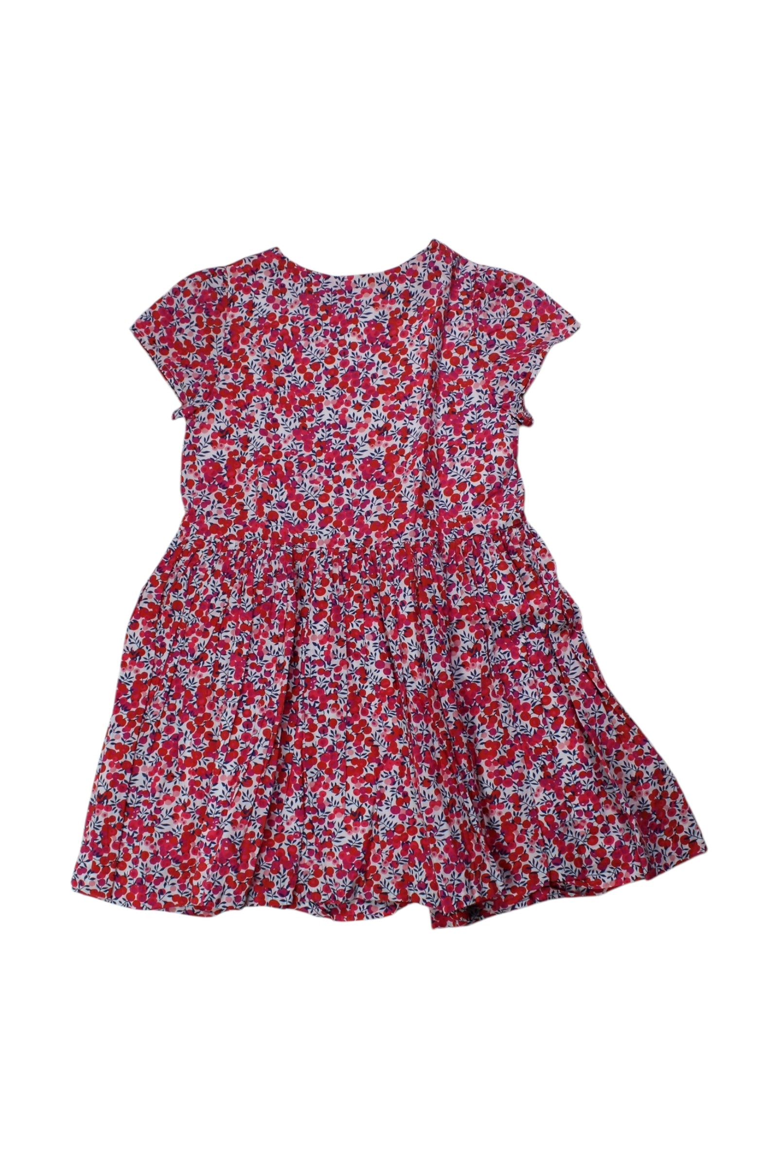 Jacadi Floral Short Sleeve Dress - 6T、mySite、g9winljtr
