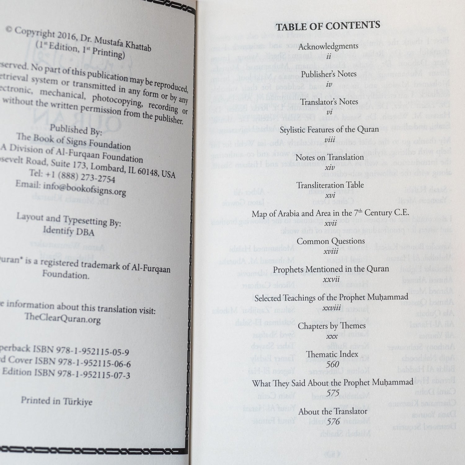 The Clear Quran (English Only) Single Column PB、mySite、topwebapps