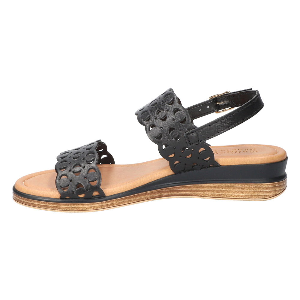 Zoe-Italy Cut Out Slingback Wedge Sandals、mySite、gtrtttuynbv