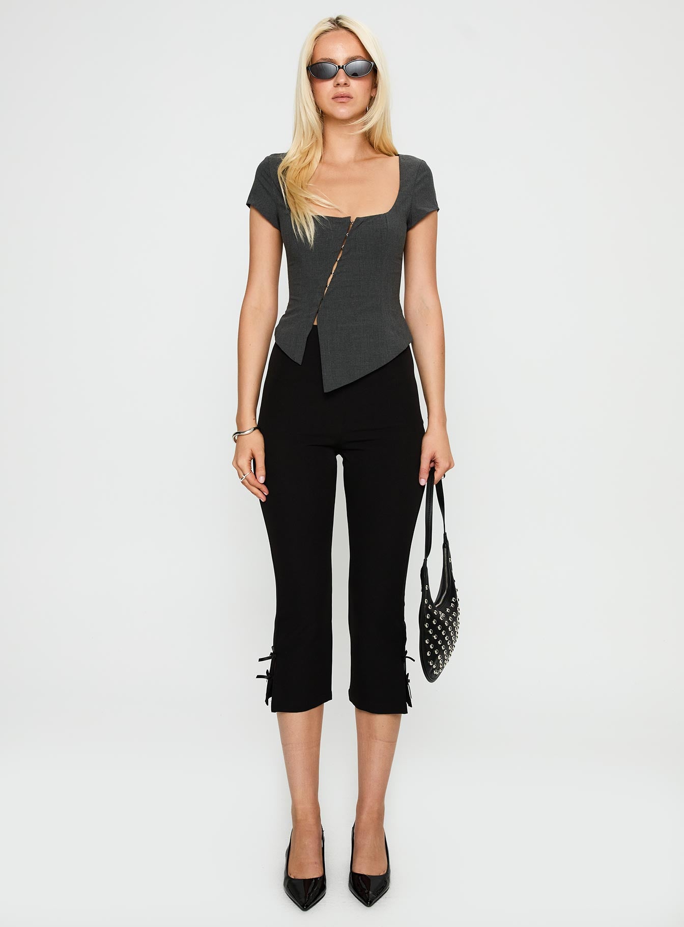 Memory Bliss Asymmetrical Top Grey、mySite、solidvoid