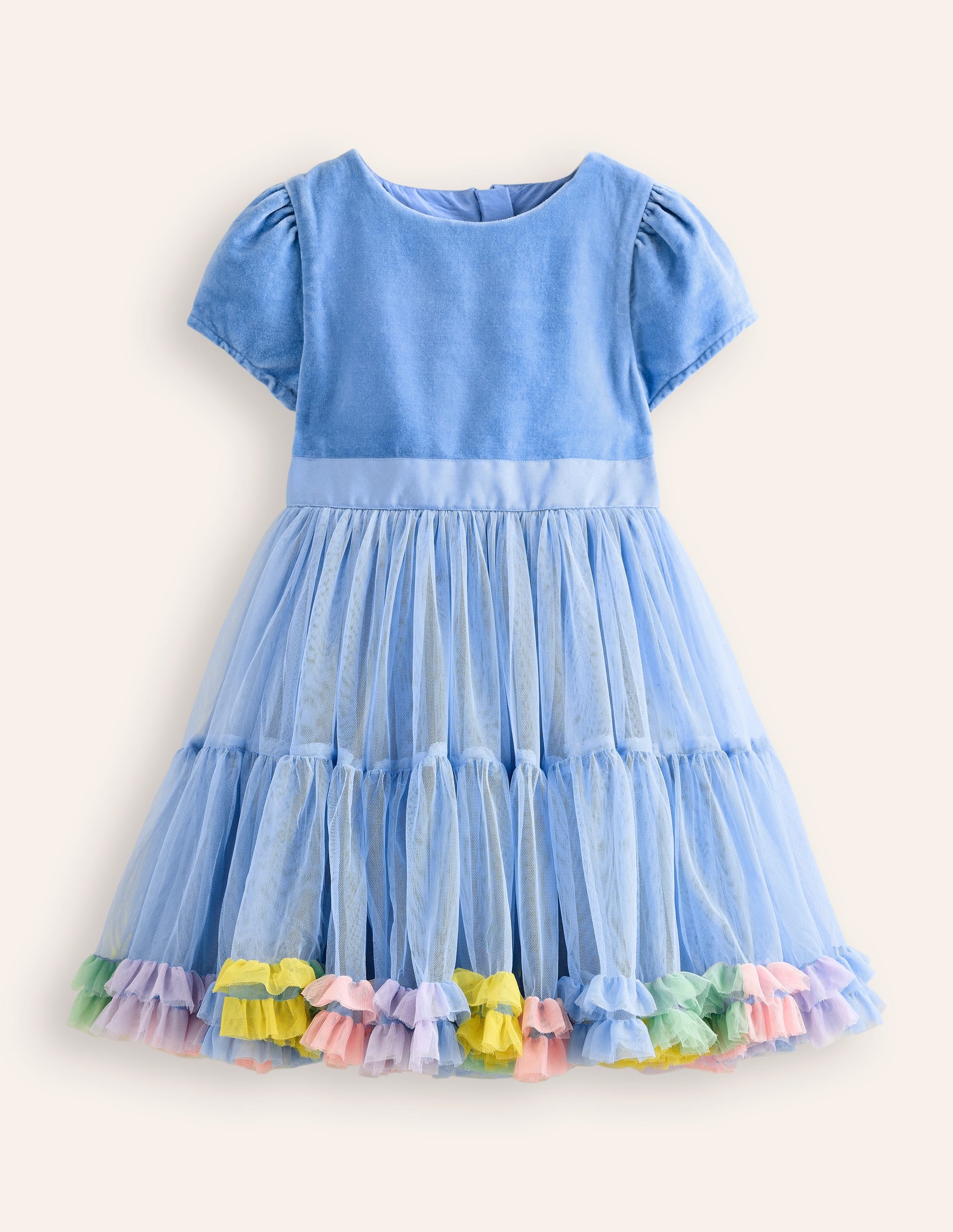  Beth Velvet Bodice Tulle Dress-Forget Me Not、mySite、ashleygrahame