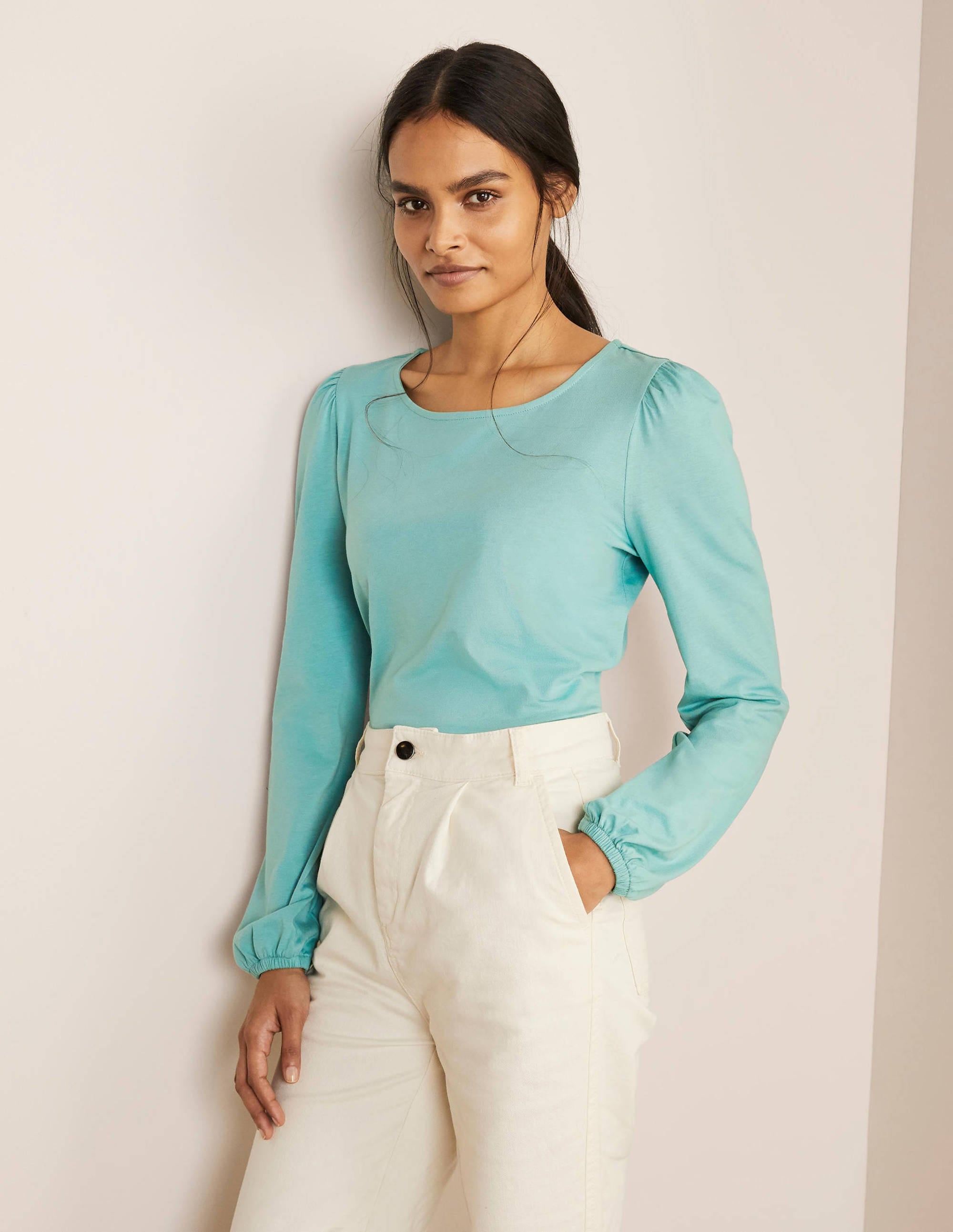  Supersoft Long Sleeve Top-Apple Mint、mySite、ashleygrahame