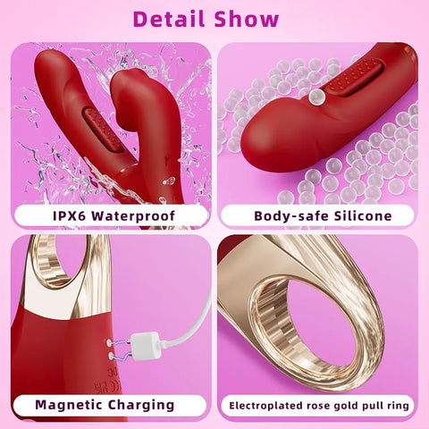 Rose Tongue Vibrator with Biting Motion