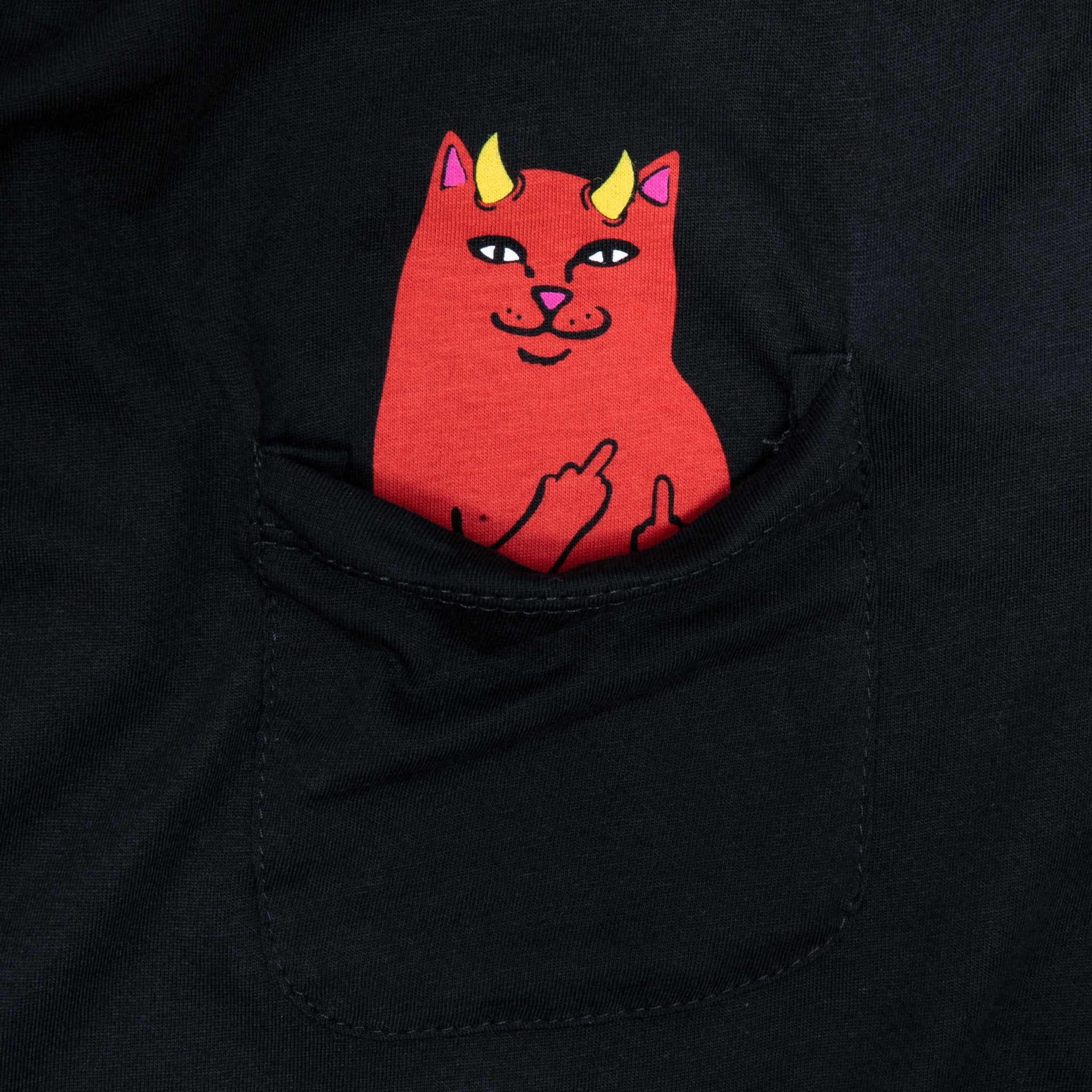  Lord Devil Pocket Tee (Black)、mySite、merchandisen