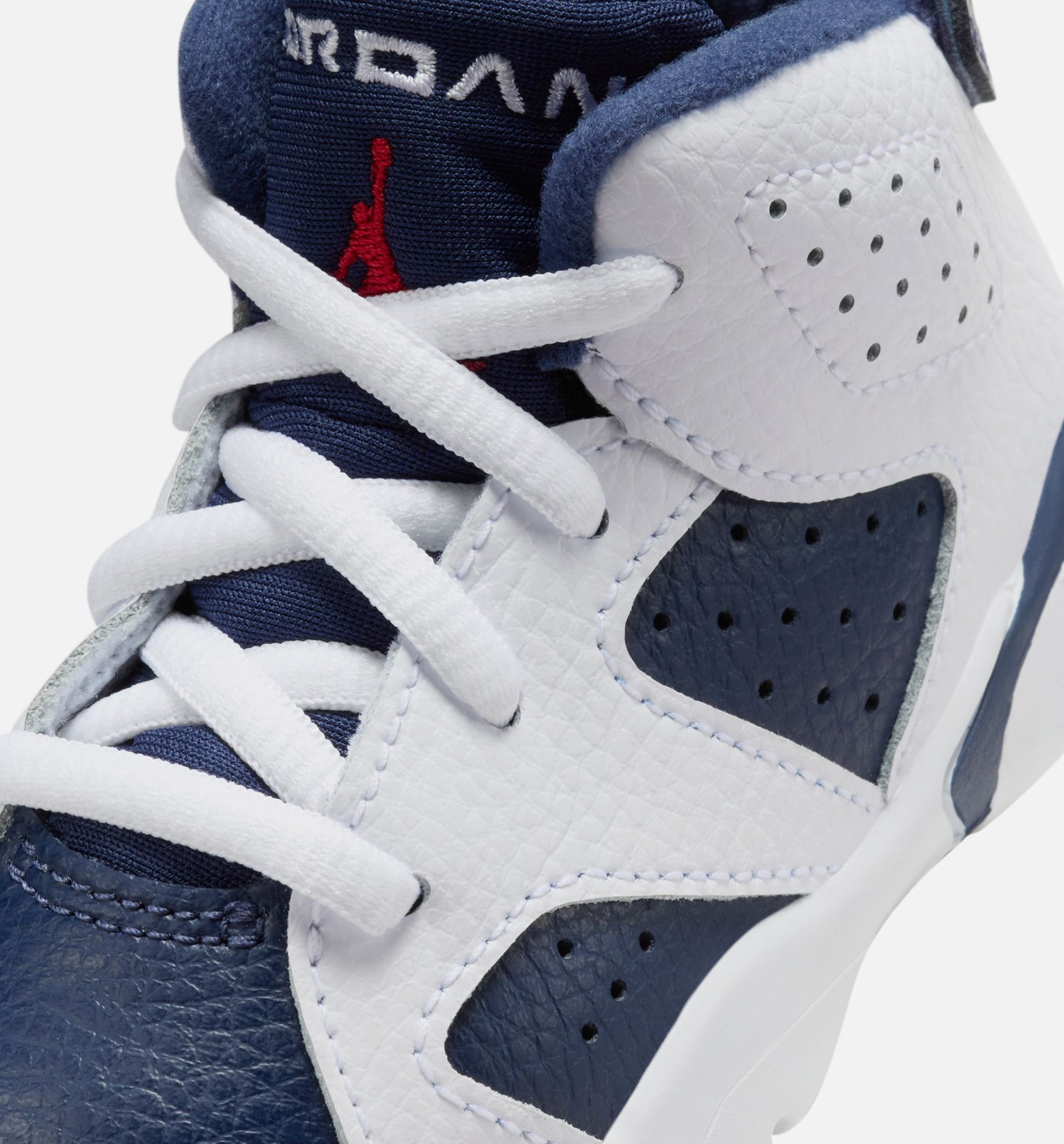 Air Jordan 6 Retro White and Midnight Navy Infant Toddler Lifestyle Shoe - White/Varsity Red/Midnight Navy、mySite、dreamappss