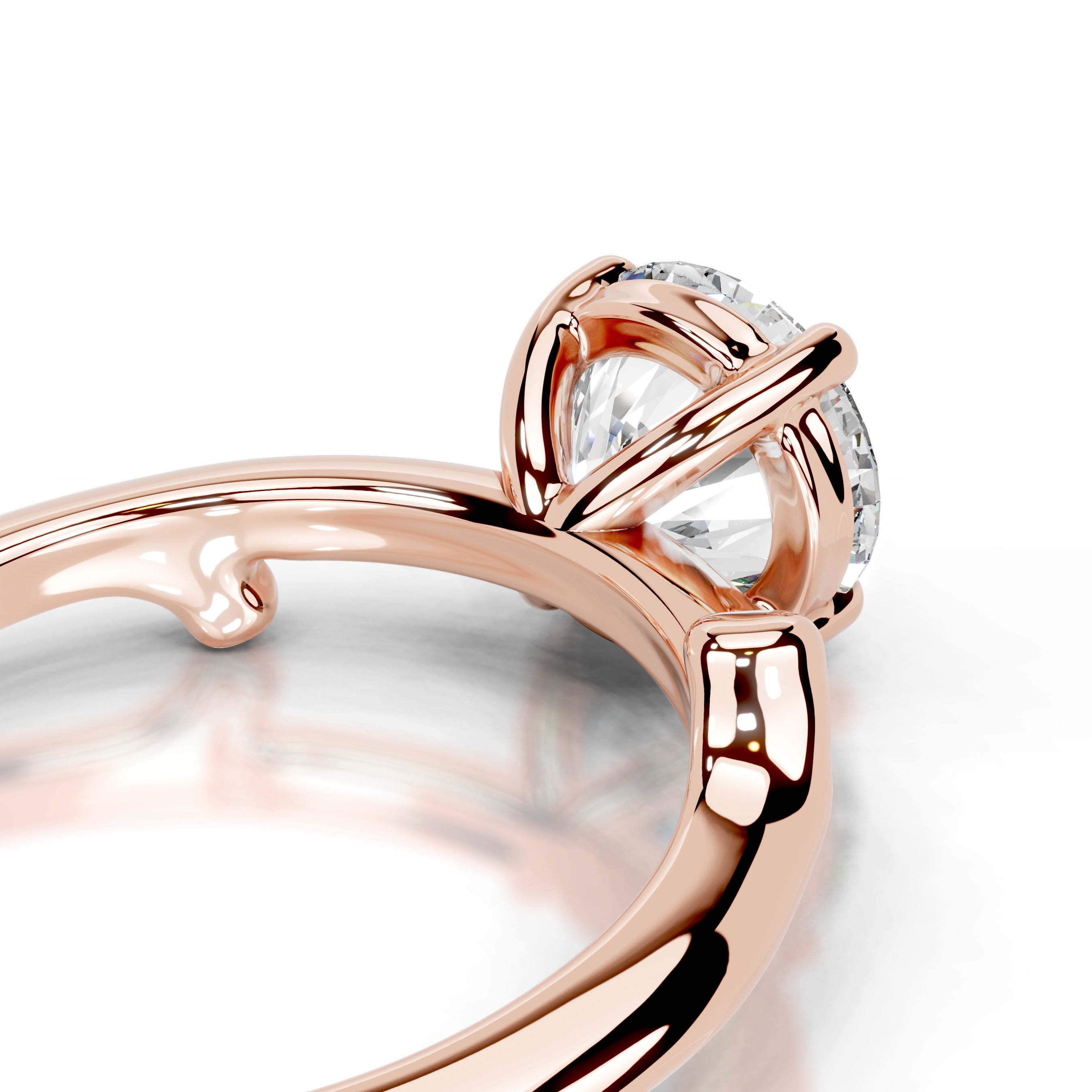 Nature's Embrace Lab Grown Diamond Ring - 14K Rose Gold、mySite、hinf8tx79