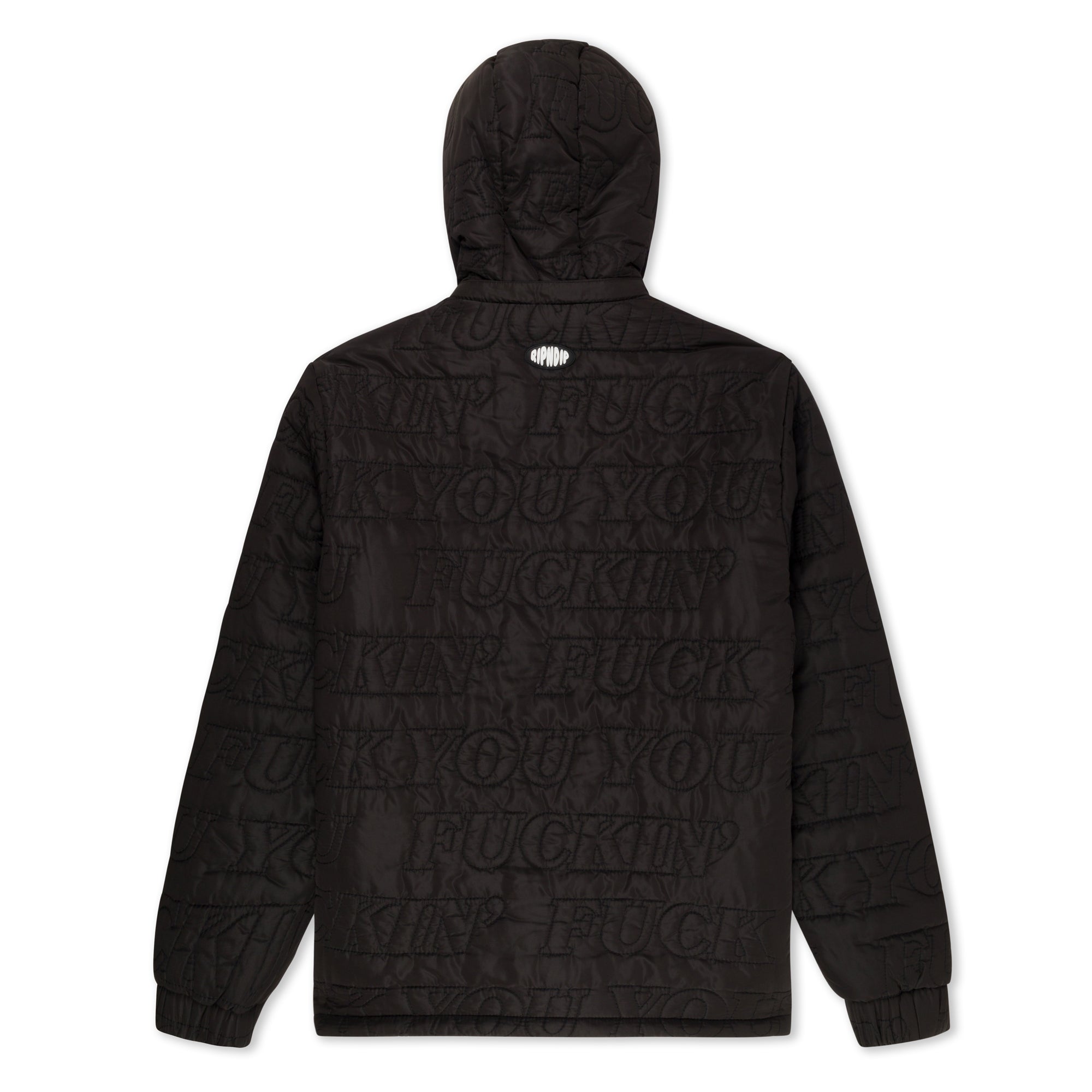  Fuckin Fuck Puffer Jacket (Black)、mySite、merchandisen