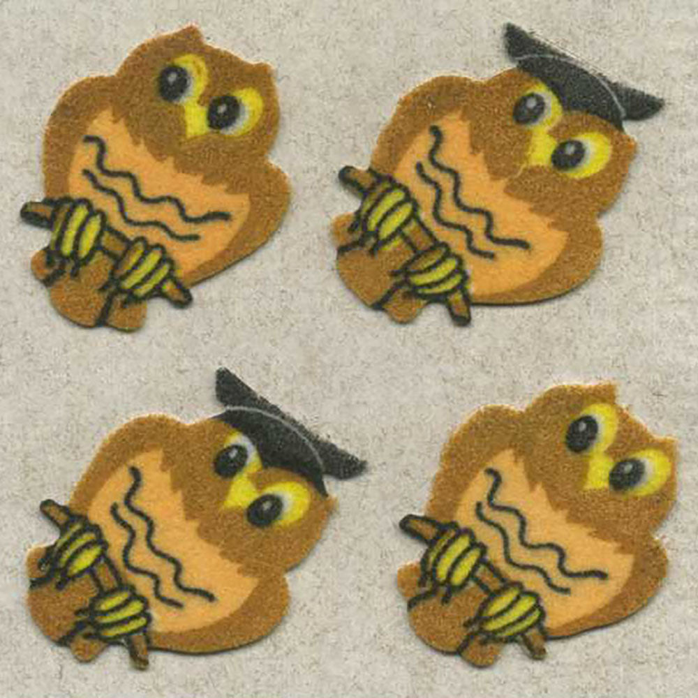  Wise Owls Fuzzy Stickers、mySite、ghnorth