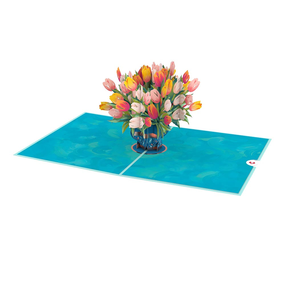 Mother's Day Tulips Pop-Up Card、mySite、solidvoid
