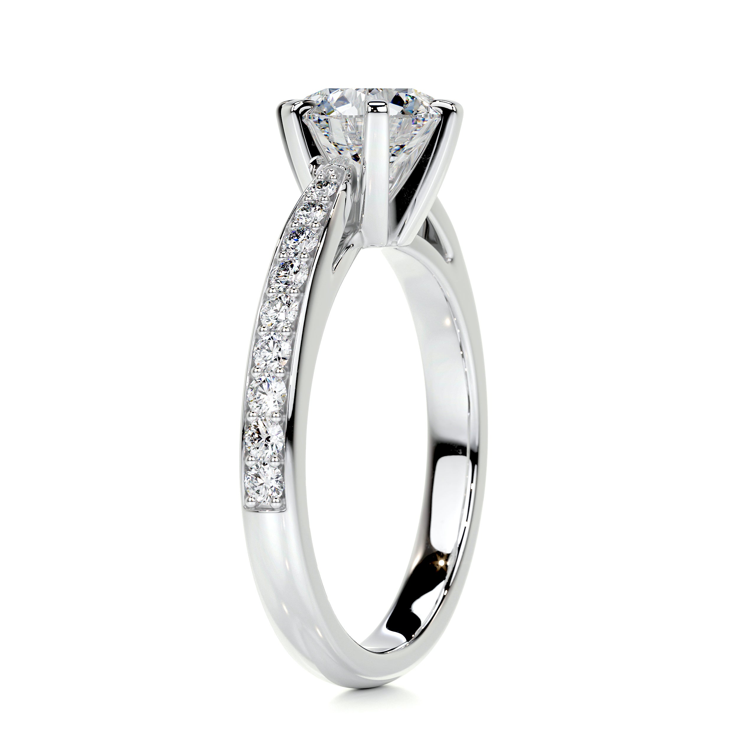 Talia Diamond Engagement Ring - 14K White Gold、mySite、hinf8tx79