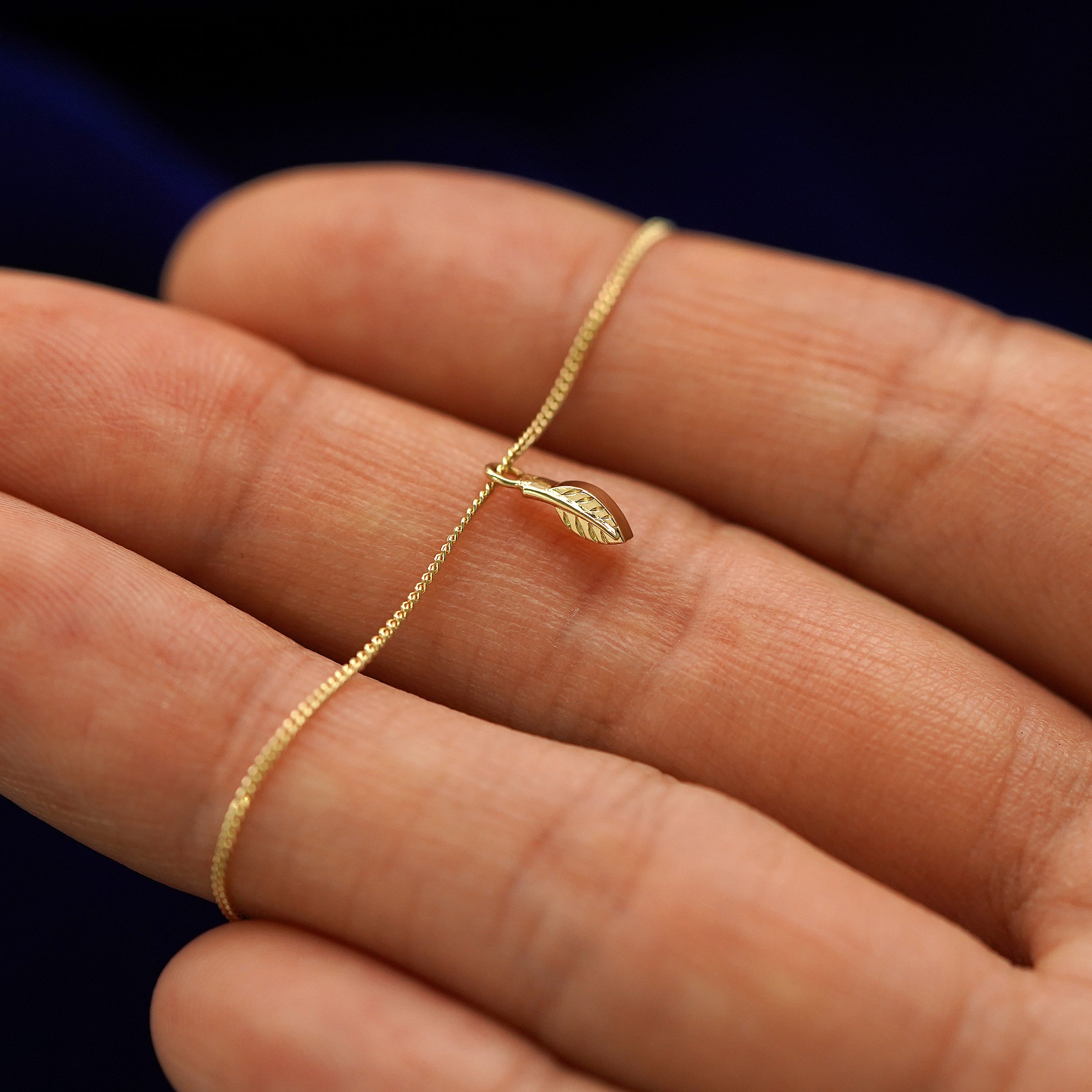 Mini Leaf Necklace、mySite、hinf8tx79