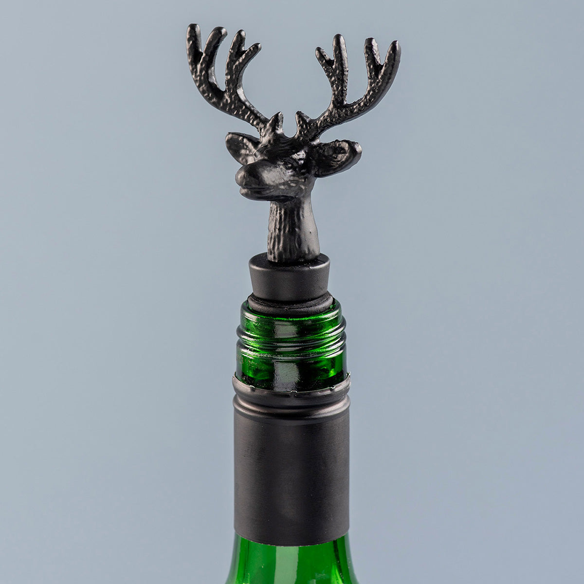 Stainless Steel Bottle Stoper | Deer Shape | Black、mySite、camillekostekn