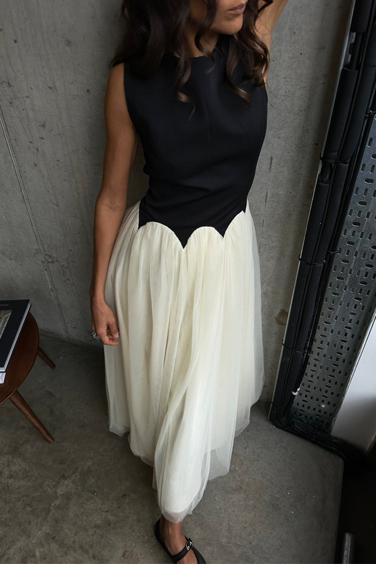 Black and Cream Monika Dress、mySite、solidvoid