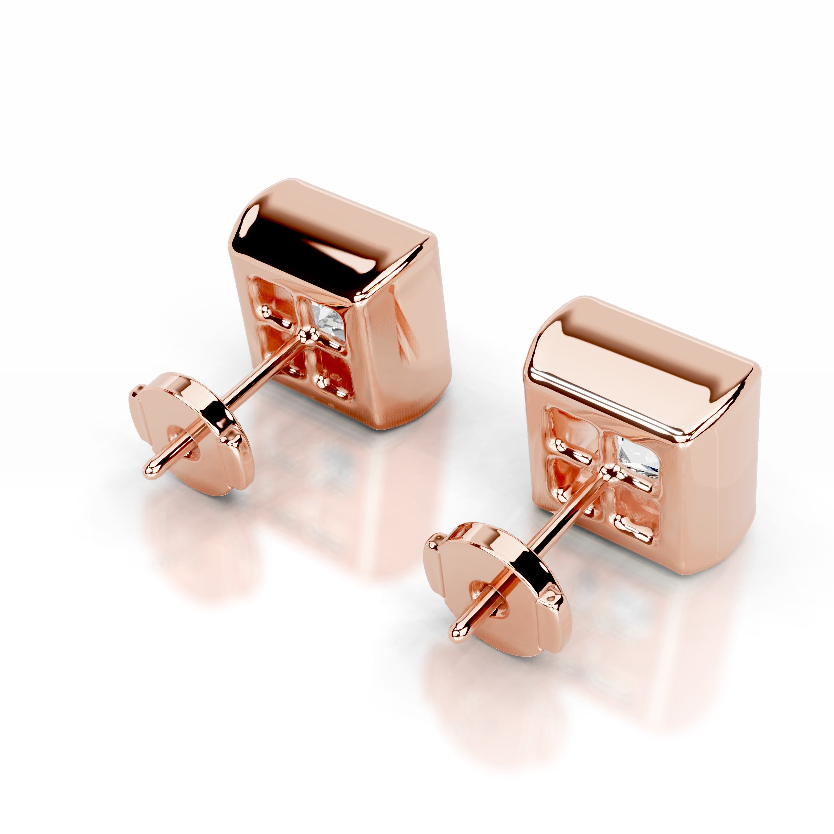 Janice Lab Grown Diamond Earrings - 14K Rose Gold、mySite、hinf8tx79