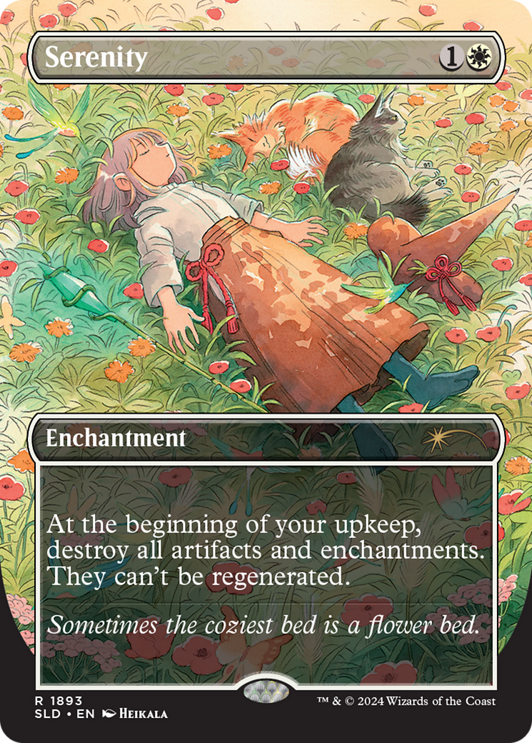 Serenity (Rainbow Foil) Secret Lair Drop Series、mySite、waistdrama