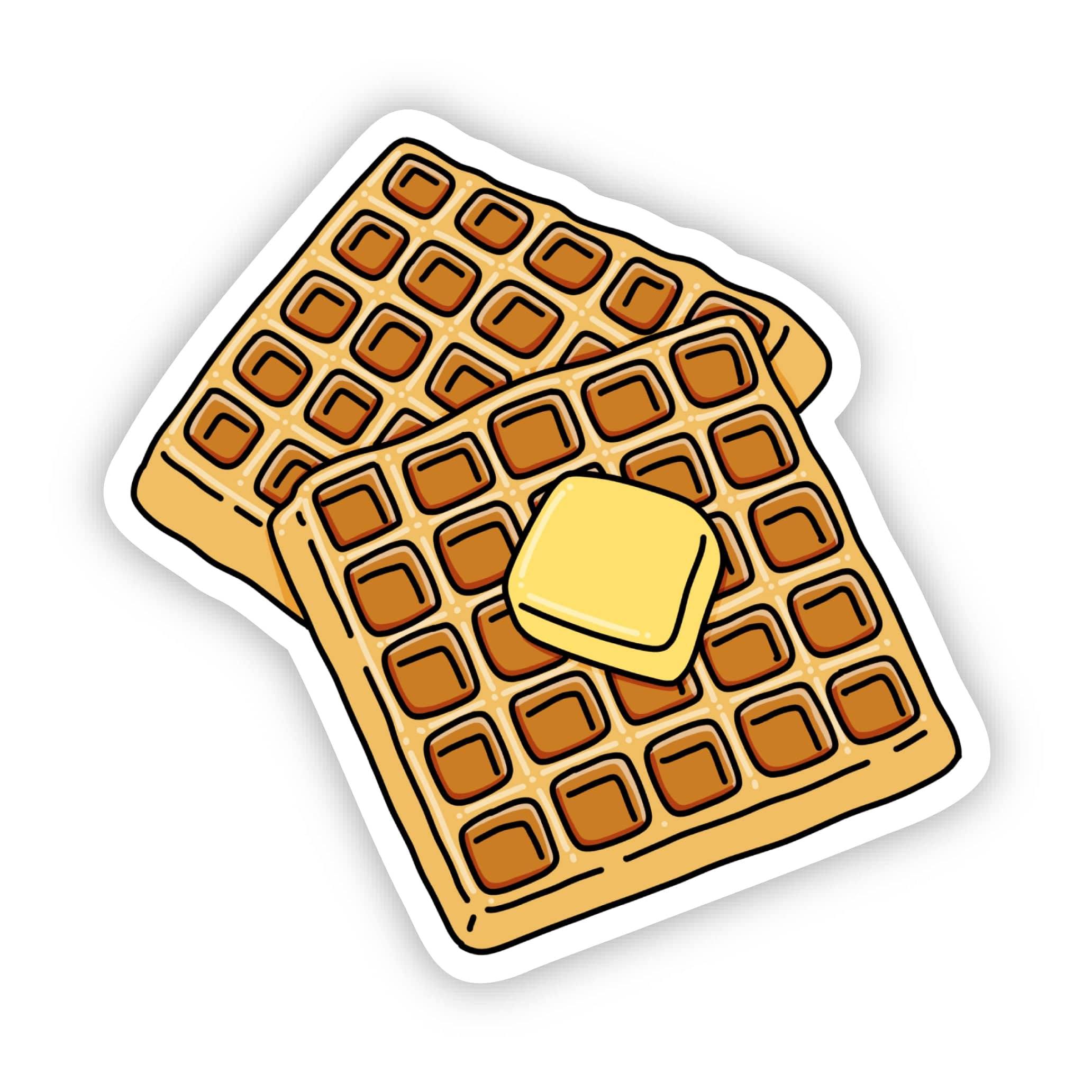  Buttered Waffles Sticker、mySite、elrpsem3k