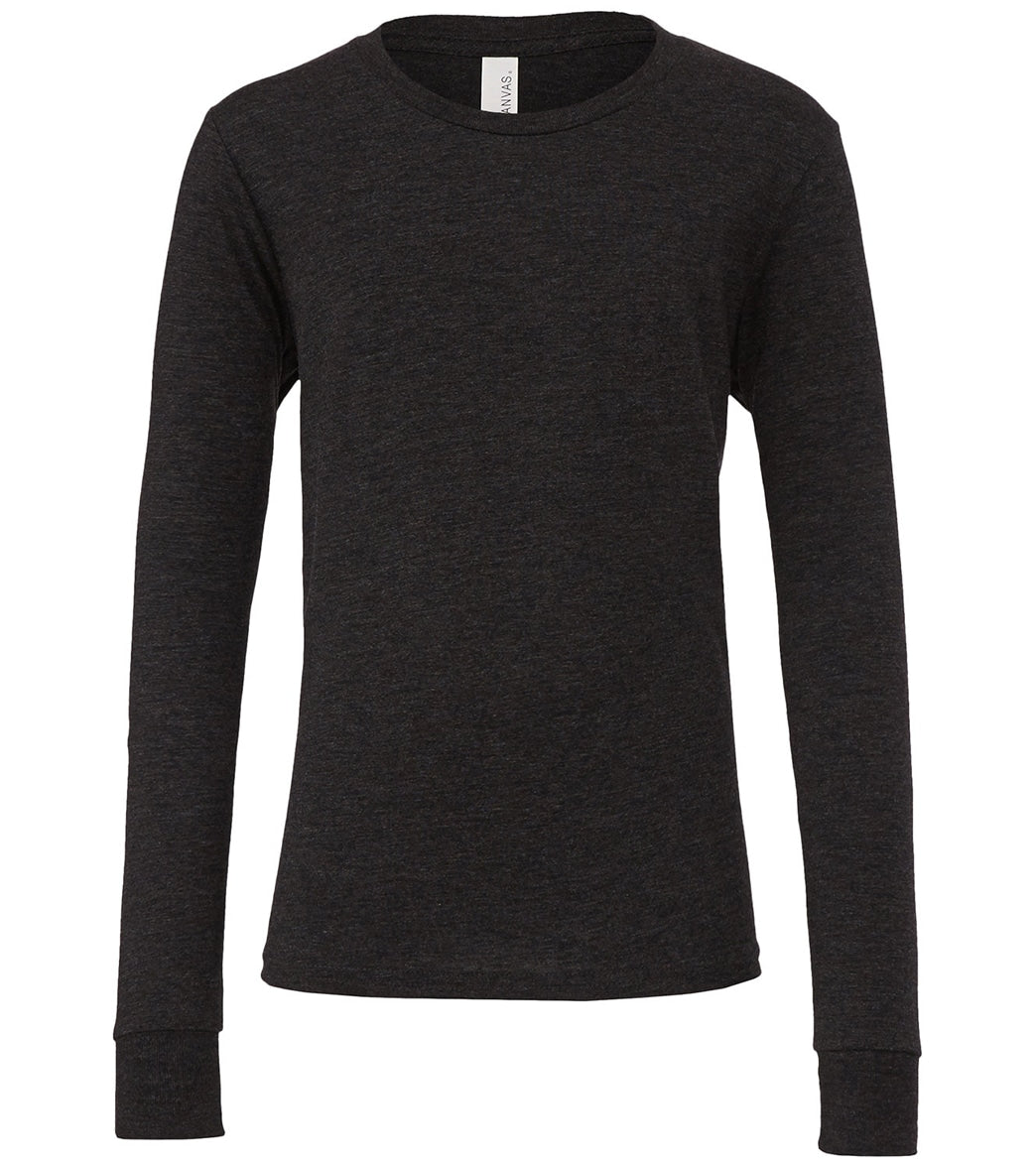 Bella + Canvas Youth Jersey Long Sleeve T-Shirt、mySite、noshort