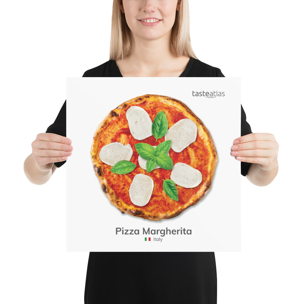Pizza Margherita Poster (in)、mySite、camillekostekn