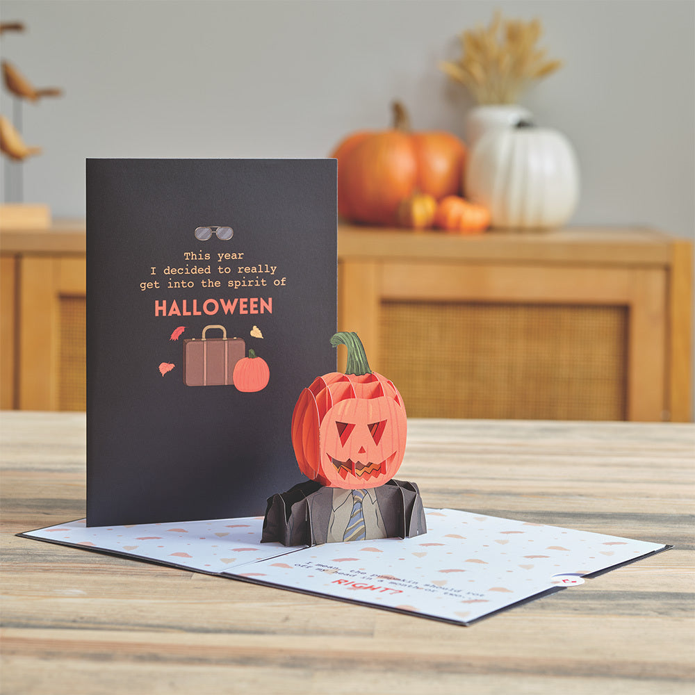 The Office Pumpkin Head Halloween Pop-Up Card、mySite、solidvoid