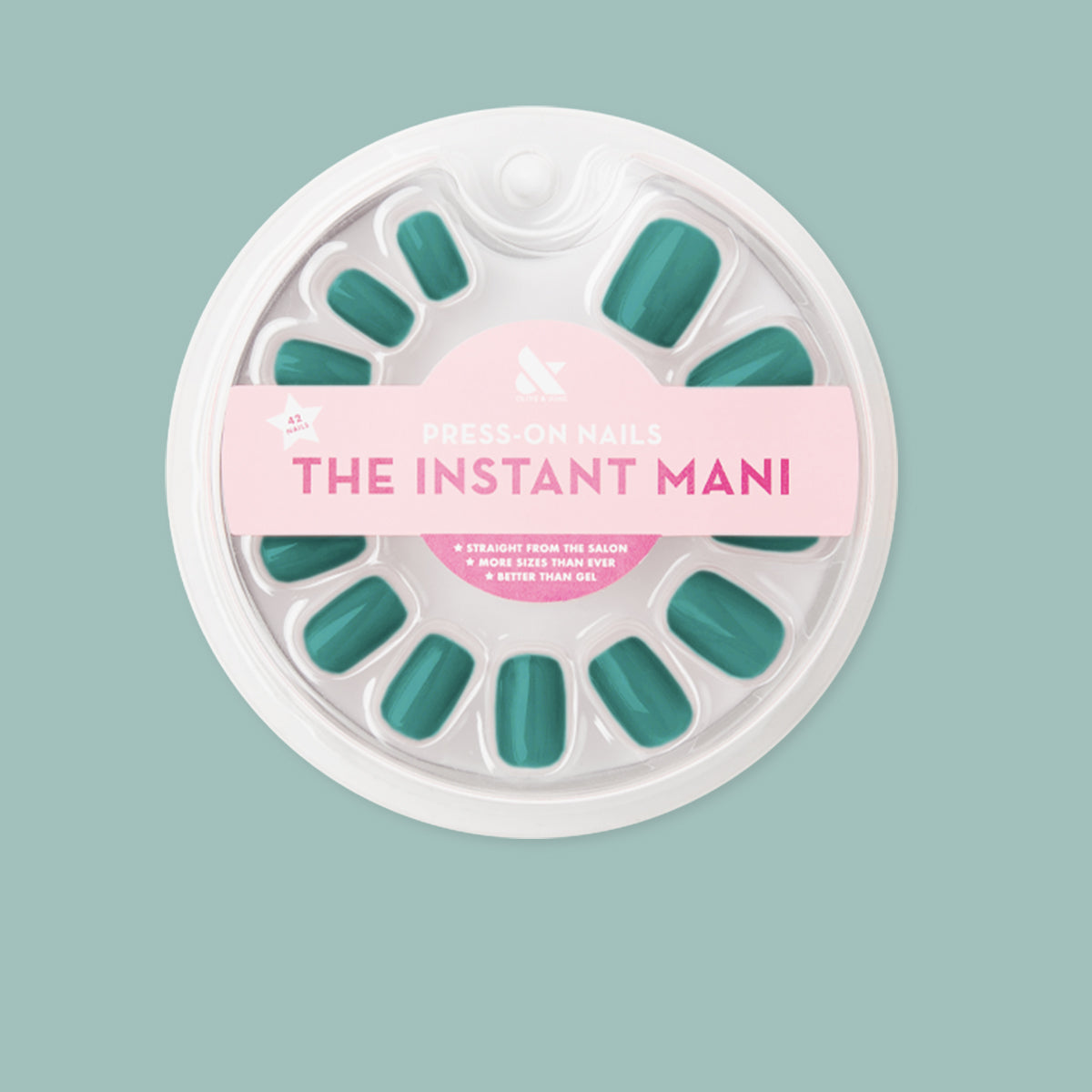 Besties - Press-On | Short | Squoval、mySite、solidvoid