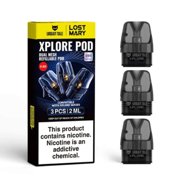 Urban Tale Xplore 2mL Replacement Pods 3-Pack、mySite、zt4zffjzw