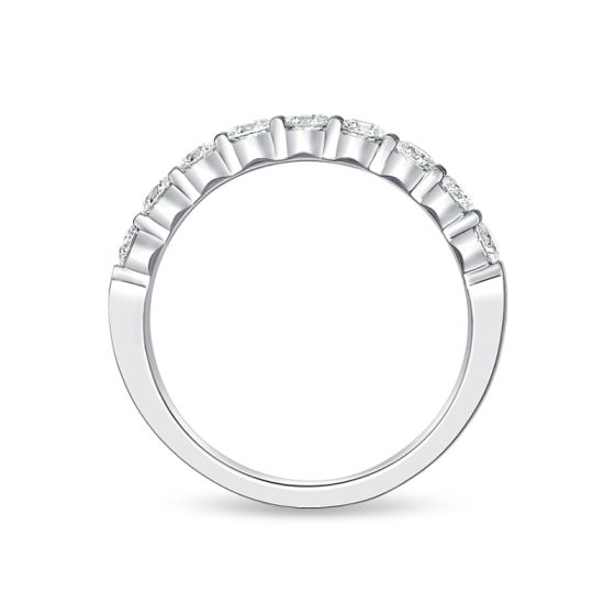 Memoire Petite Prong 9-Stone Diamond Band、mySite、hinf8tx79