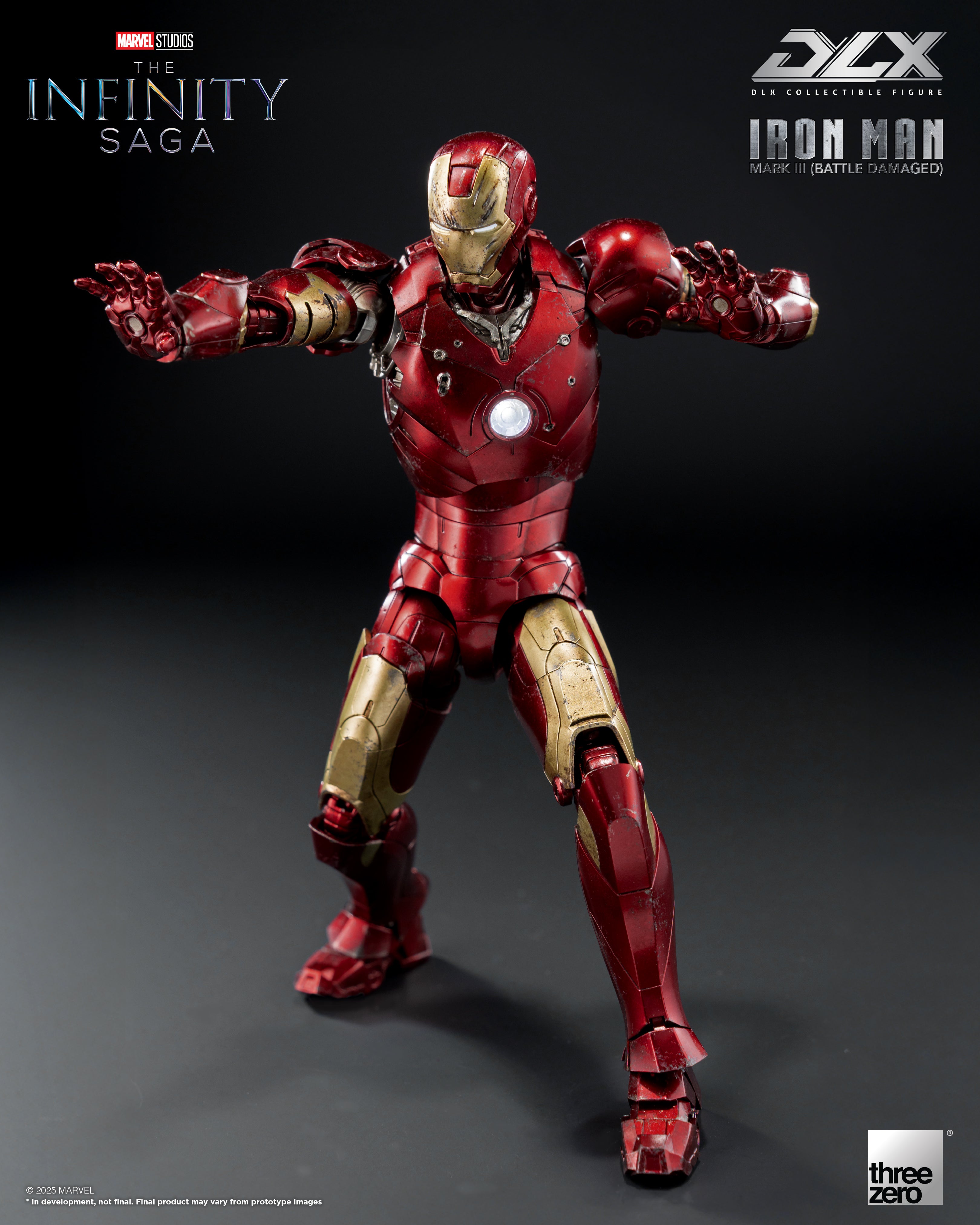 Threezero Marvel Studios: The Infinity Saga DLX Iron Man Mark 3 (Battle Damaged)、mySite、hgirdovlk