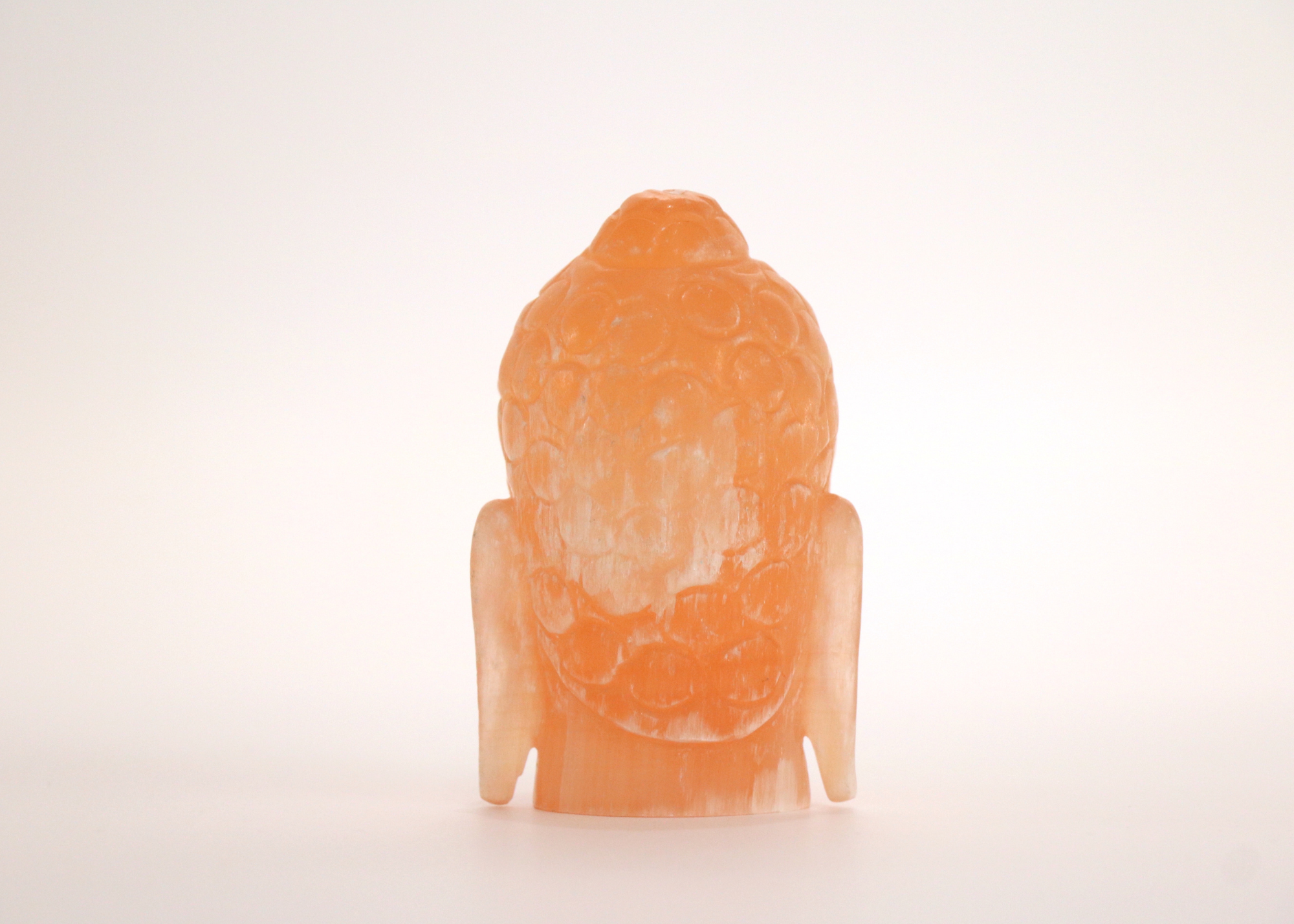 Buddha Head - Orange Selenite、mySite、topwebapps