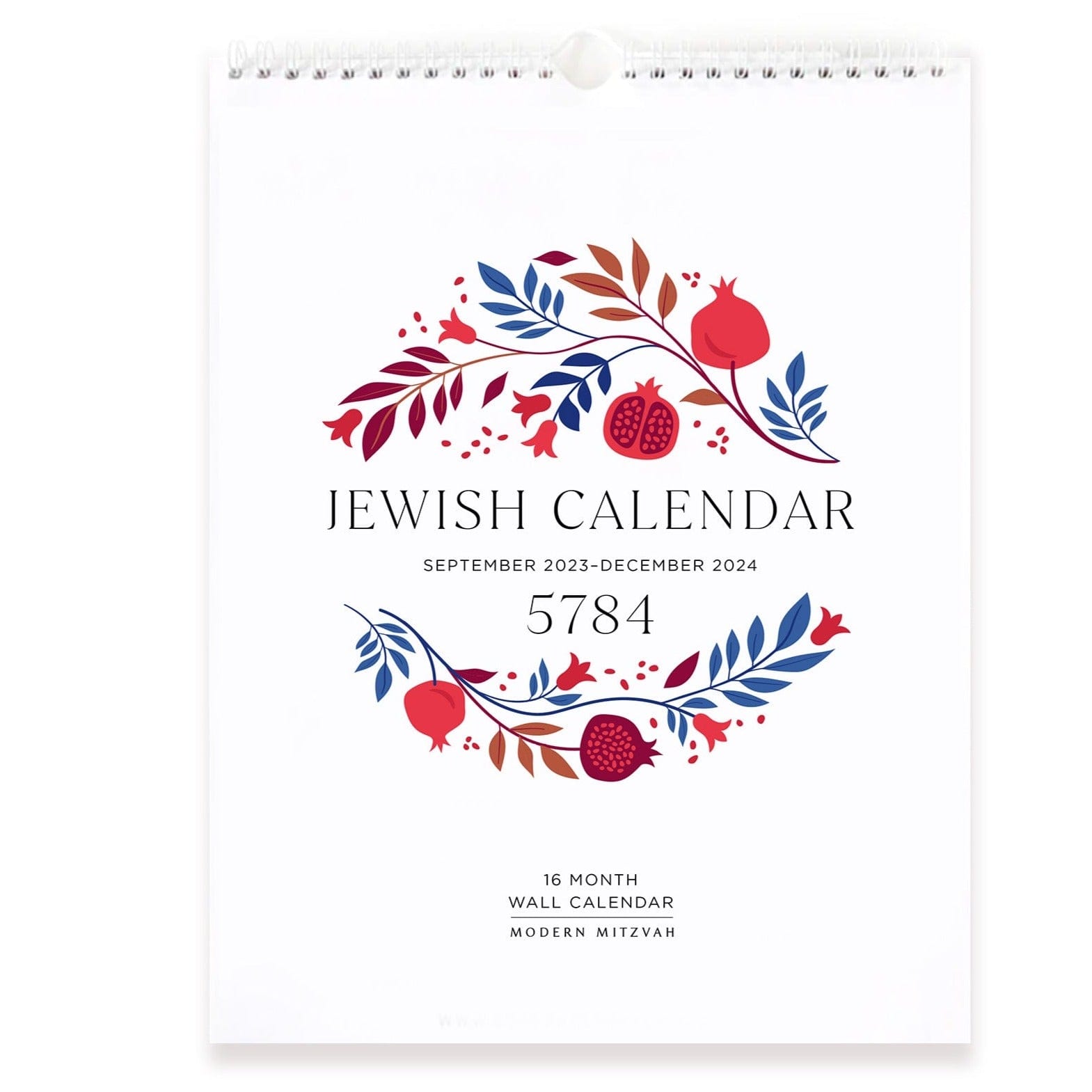 16 Month Jewish Wall Calendar - 5784/2023-2024、mySite、topwebapps
