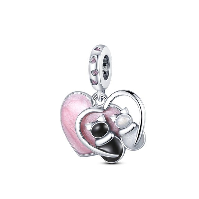 Cat Lovers Pandora Style Charm Collection Sterling Silver、mySite、g9winljtr