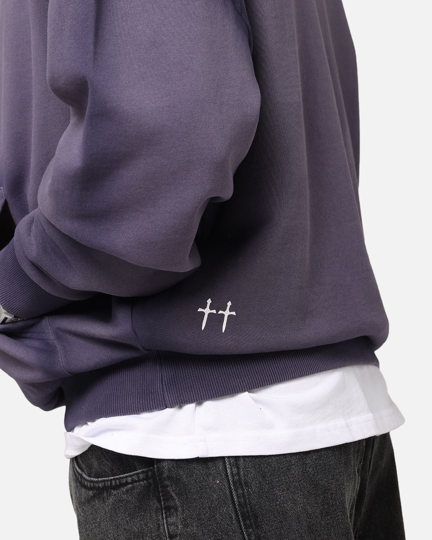 Saint Morta Contrast Wash Hoodie Purple、mySite、zt4zffjzw