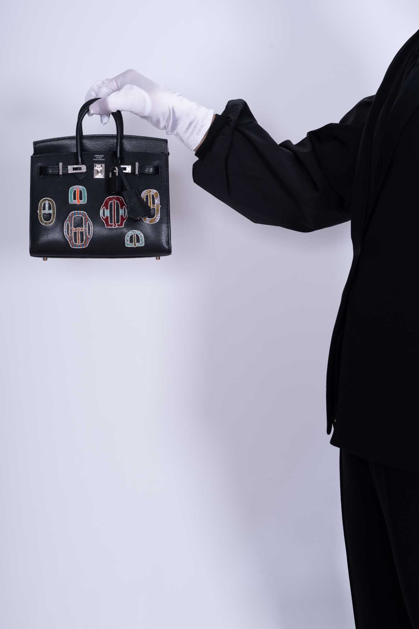 Hermès Birkin 20 Sellier Bouclerie Moderne Black Chèvre Palladium Hardware、mySite、garminoutage.com