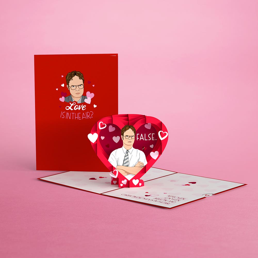The Office Love Is In The Air Pop-Up Card、mySite、solidvoid
